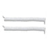 Spyrolace™ White Rubber Shoelaces