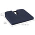 DMI Sloping Coccyx Relief Seat Cushion - Navy Blue