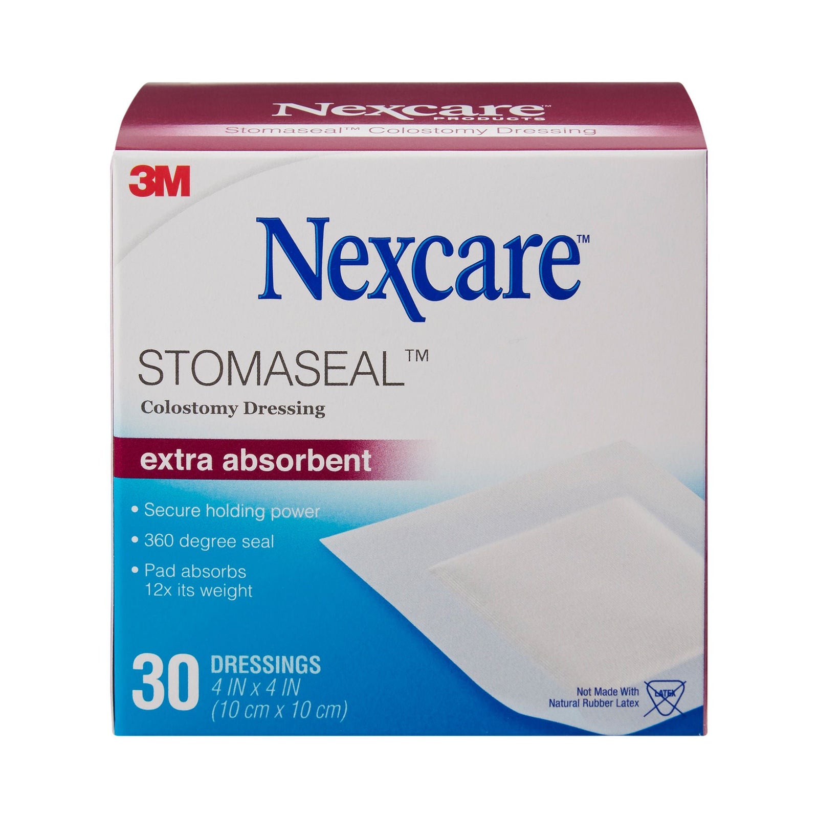 3M Nexcare Stomaseal Colostomy Dressing, 4 x 4 Inch