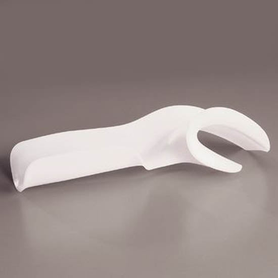 Rolyan® Preformed Aquaplast® Thermoplastic Functional-Position Hand Splint - Left Hand, White, Medium