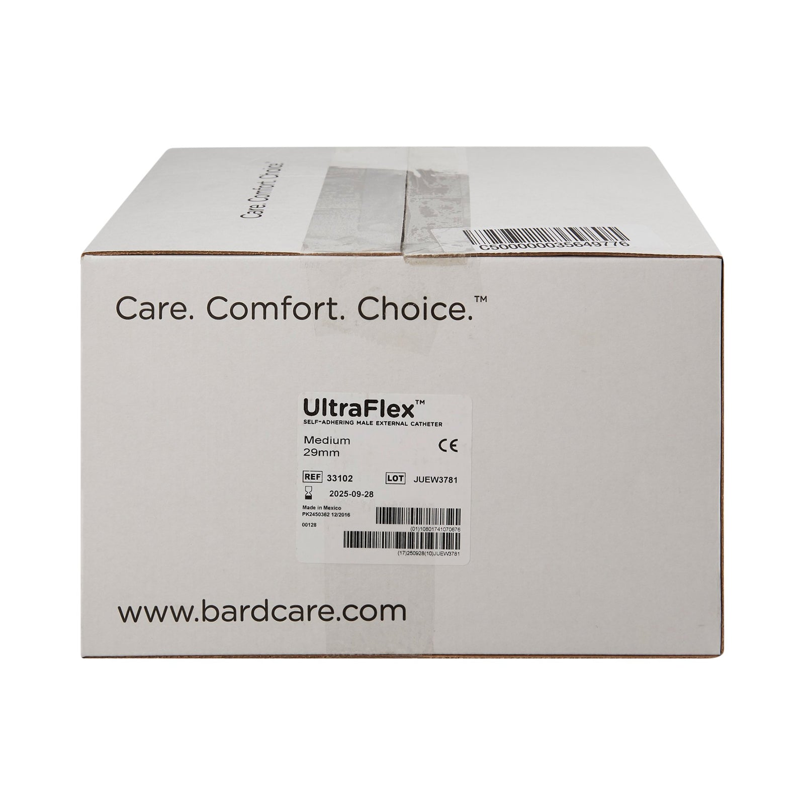 UltraFlex® Male External Catheter with Self-Adhesive Band