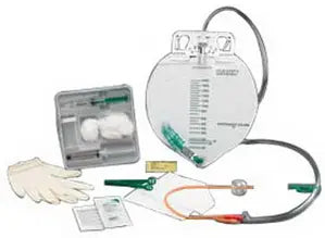 Bard Lubricath Drainage Bag Foley Tray with 16 Fr 2-Way Catheter
