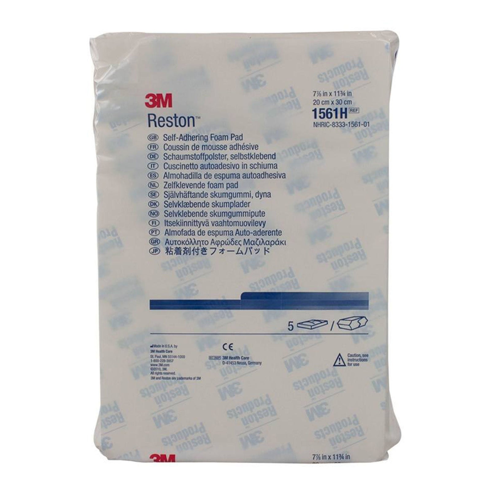 3M Reston Self-Adhering Foam Pad, 7.875 x 11.75 Inch