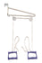 Overdoor Pulley Exerciser - White/Blue
