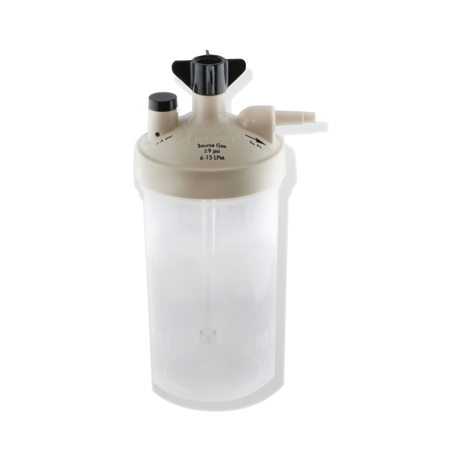 SunMed High-Flow Humidifier Bottle, 6-15 LPM