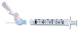 Becton Dickinson Eclipse Safety Needle Syringes - 21G, 23G, 25G Gauges