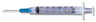 BD Luer-Lok Syringe with Detachable Needle - 3mL