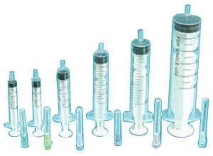 Becton Dickinson Tuberculin Syringe with Various Needle Configurations