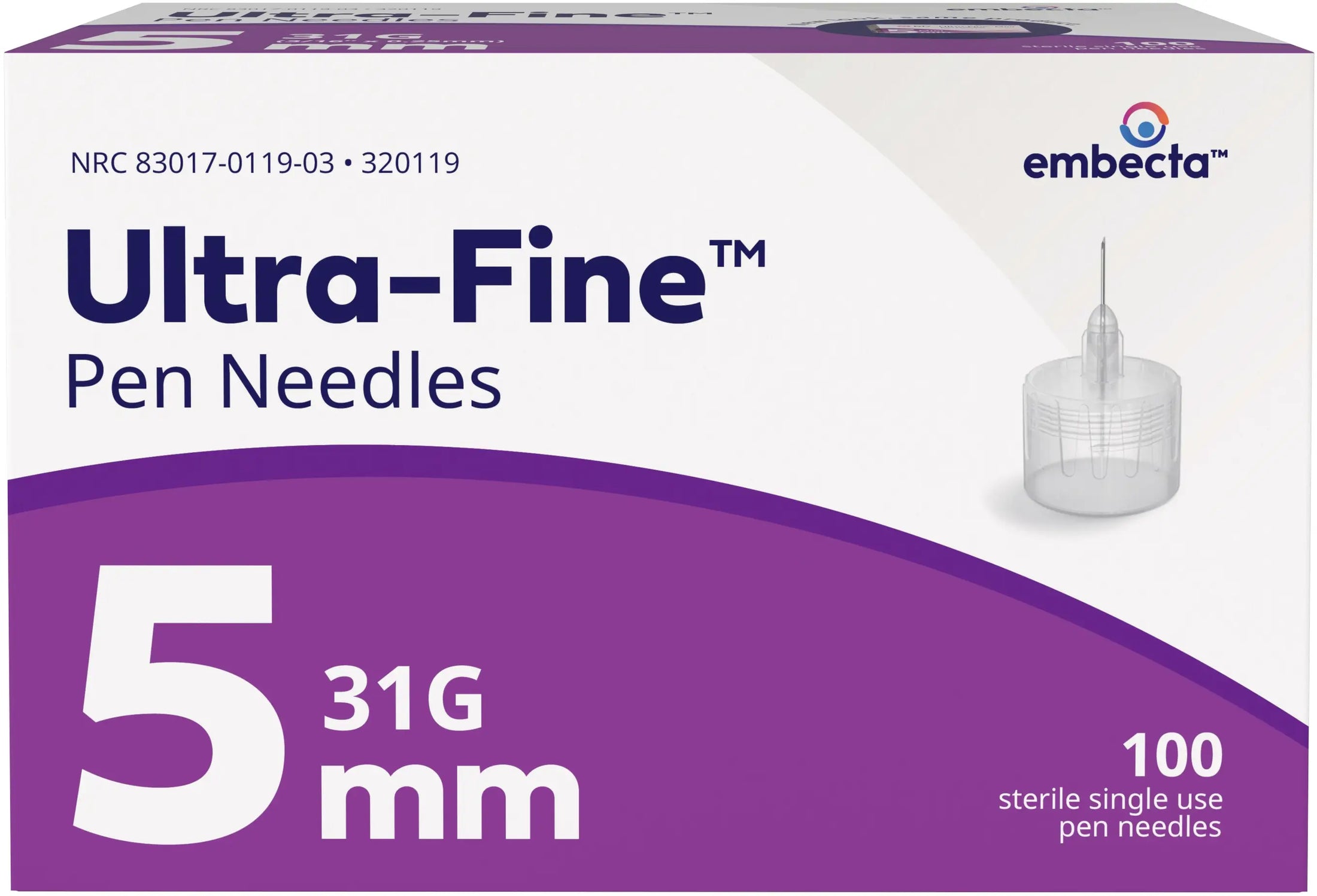 Embecta Ultra-Fine III 31G Pen Needles