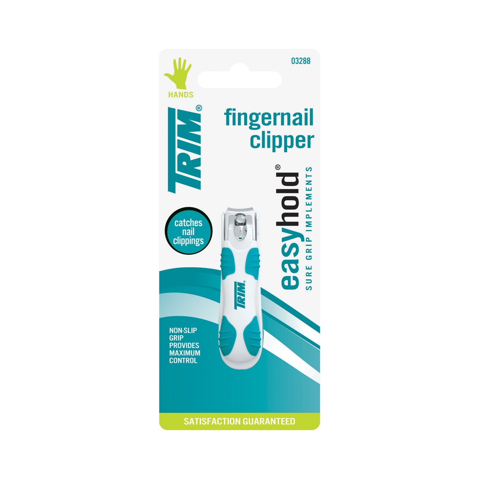 Easy Hold™ Adult Fingernail Clippers with Thumb Squeeze Lever