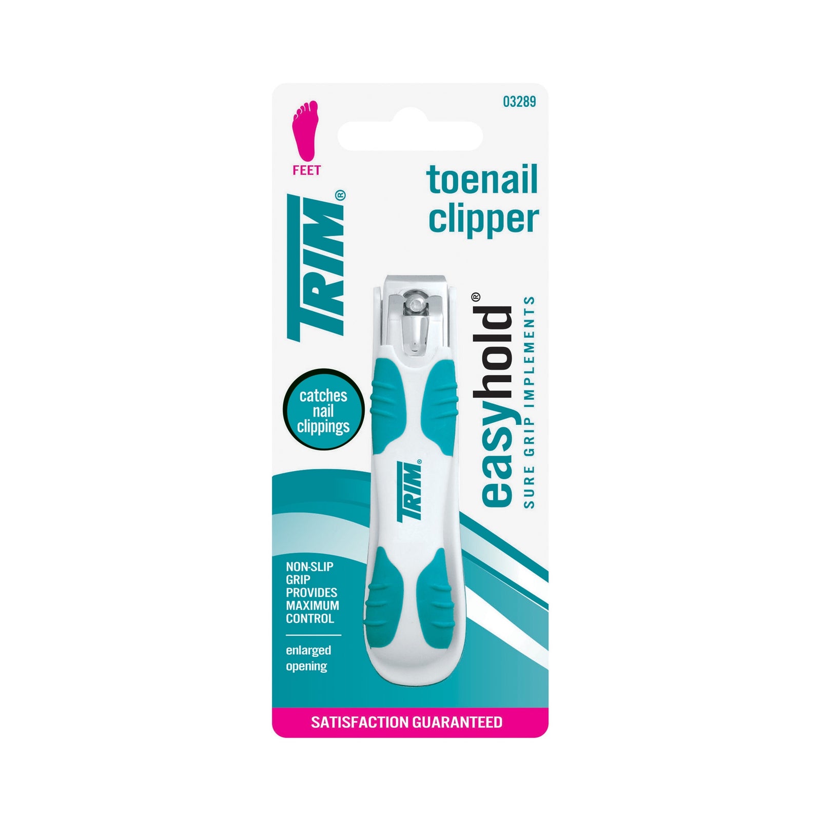 Easy Hold™ Adult Toenail Clippers with Thumb Squeeze Lever