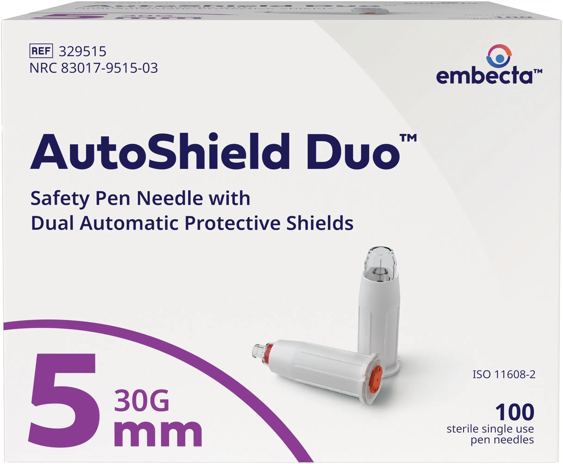 Embecta AutoShield Duo Pen Needle 30G x 5mm
