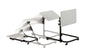 Drive Overbed Table with Pivot Tilt-Top Gray