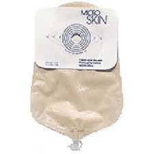MicroSkin One-Piece Urostomy Pouch 9 Inch Length, 7/8 Inch Stoma