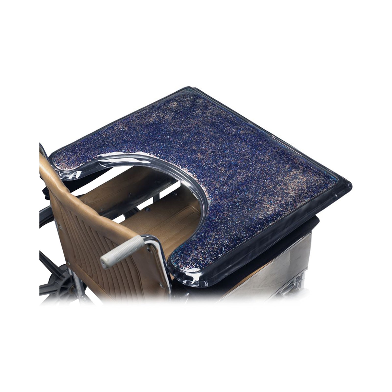 SKIL-CARE CORPOR Stimulator Gel Top Wheelchair Tray, 16"/18"