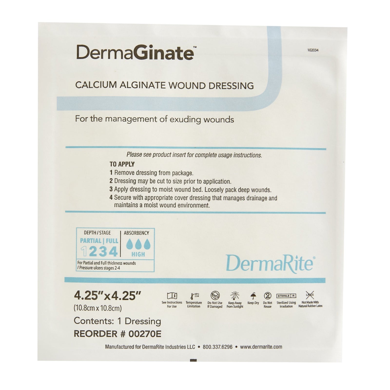 DermaGinate Calcium Alginate Dressing
