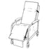 Skil-Care Geri-Chair Cozy Seat Overlay 21" x 70"
