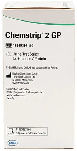 Roche Chemstrip Urinalysis Calibration Strips