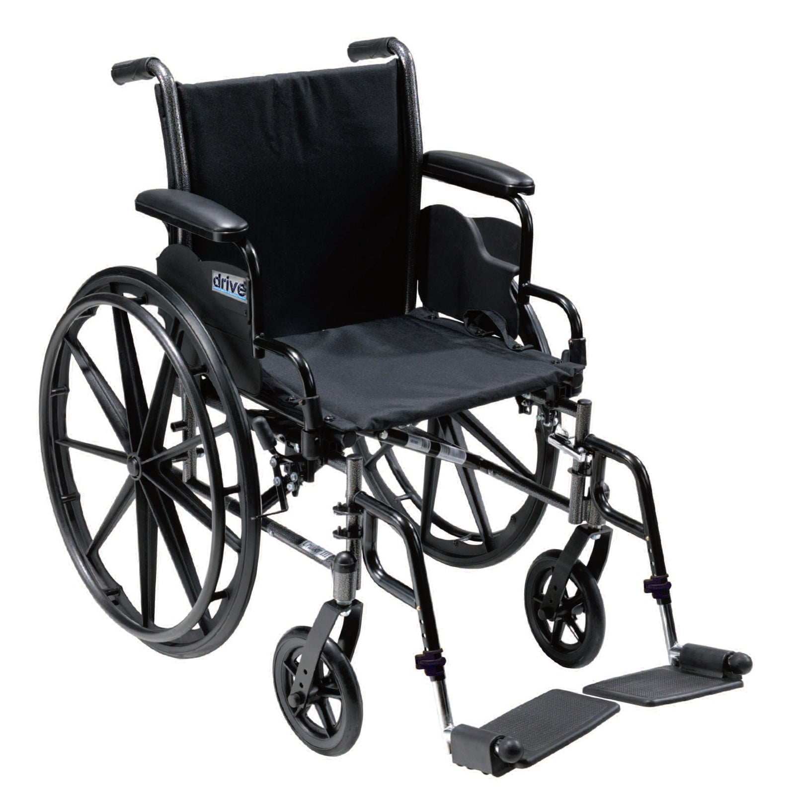 Drive DeVilbiss Cruiser III Lightweight Wheelchair - 18" Seat Width, 300 lbs Capacity