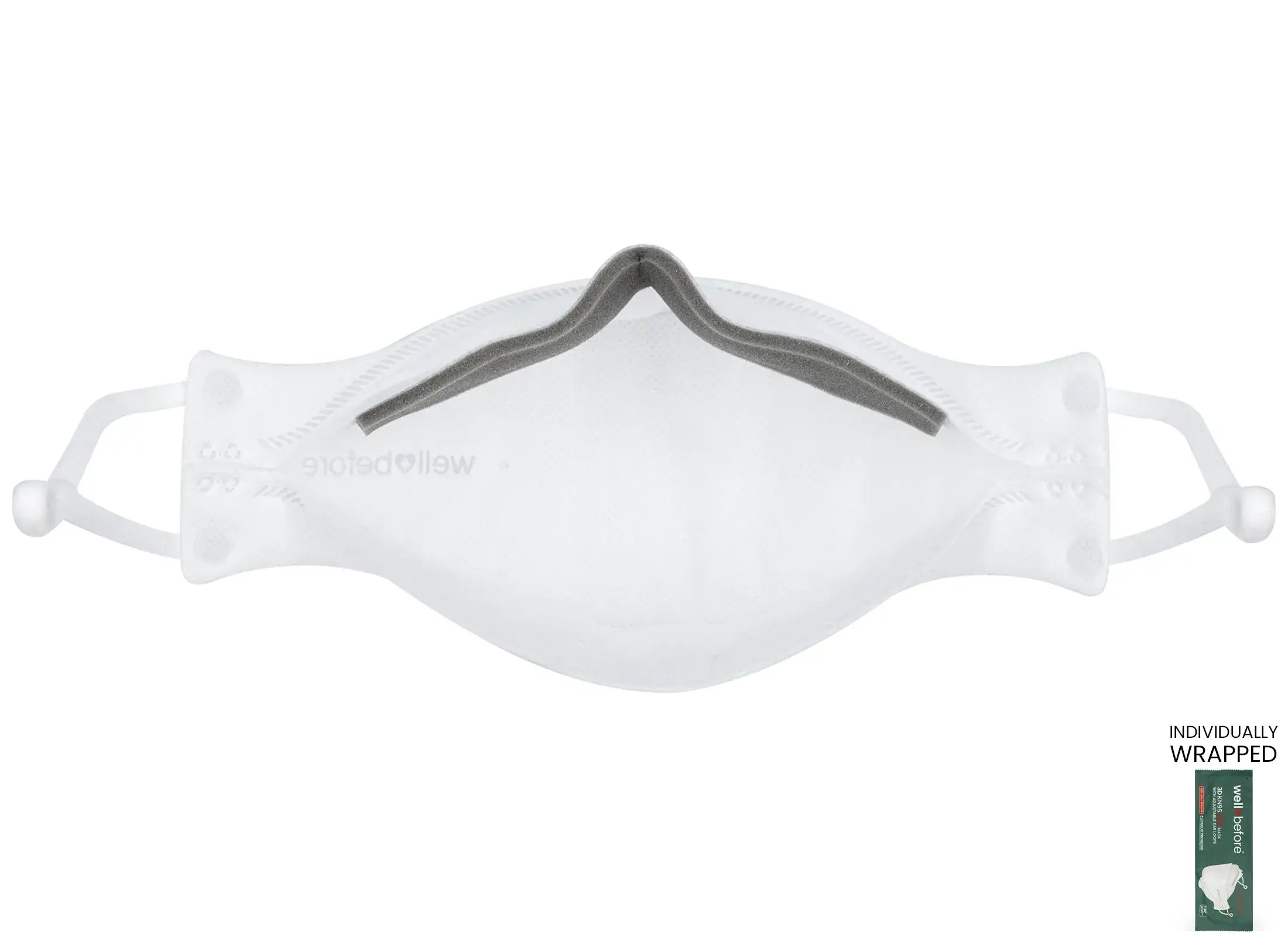 KN95 3D Pro Face Mask | Premium 3D Fit, Anti-fogging, Adjustable Ear Loops