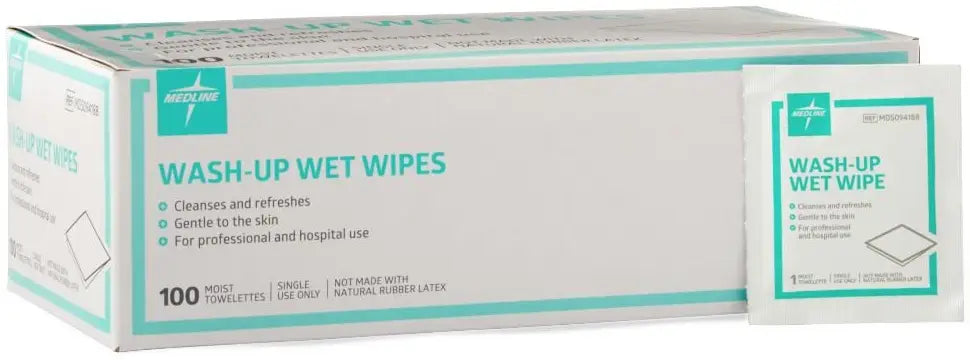 Medline Antiseptic and Cleansing Towelettes 5" x 7"