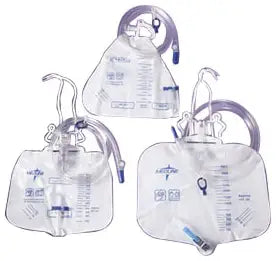 Medline Drainage Bag with Anti-Reflux Tower 2,000 mL