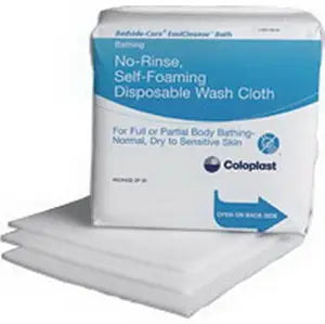 Medline EasiCleanse Bath No-Rinse Self-Foaming Washcloths