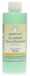 Medline Icy Mint Mouthwash with Alcohol, 4 oz