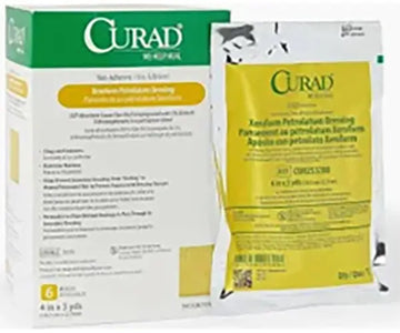 Medline Xeroform Non-Adherent Gauze Dressing, 4