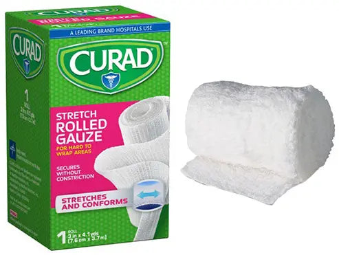 Curad Rolled Gauze Bandage 3" x 4-1/10 Yards
