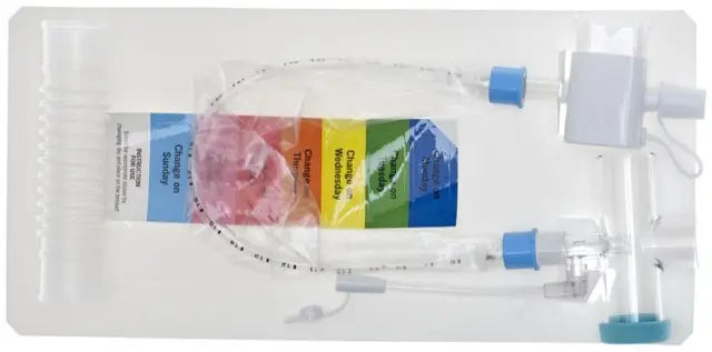 Medline Closed Suction Catheter with T-Piece Adapter and Tracheal Tube, 12 Fr