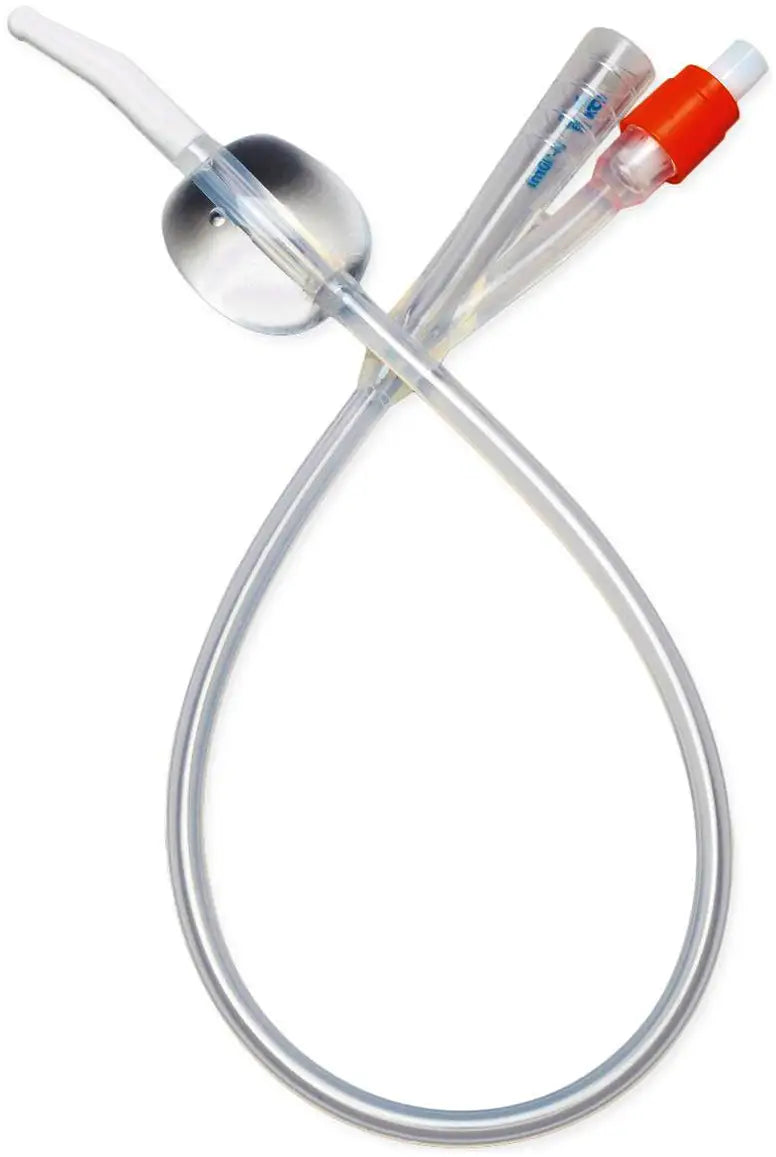 Medline Coude-Tip SelectSilicone Foley Catheter, 18 French
