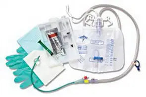 Medline Silvertouch 2-Way Closed System Foley Catheter Tray 16 Fr 5 cc