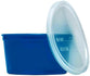 Medline Denture Container with Lid, 8 oz., Aqua