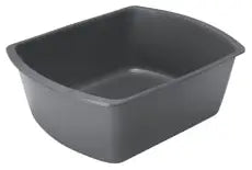 Medline Rectangular Plastic Washbasin, Graphite