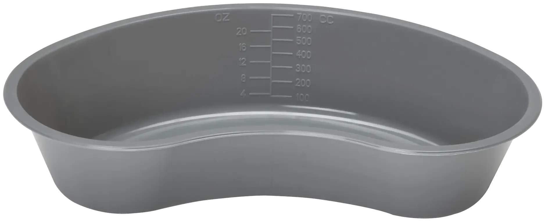 Medline Emesis Basin, 700 mL, Graphite