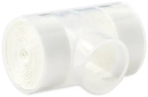 Medline Tracheal Heat and Moisture Exchanger with Suction and O2 Port