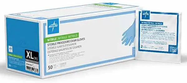 Medline Sterile Powder-Free Nitrile Exam Glove