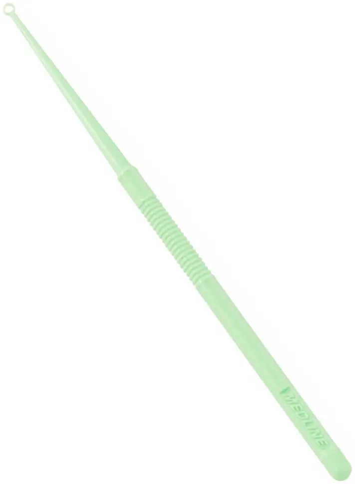 Medline Disposable Ear Curette, Circle Loop, 3mm