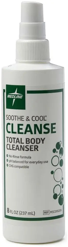 Medline No Rinse Total Body Cleanser 8 oz