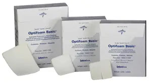 Medline Optifoam Basic Non-Adhesive Foam Dressing 4" x 5"