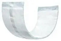 Medline Doublers Diaper Liner 3-1/2" x 11-1/2" - Pack of 24