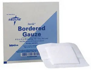 MEDLINE Sterile Bordered Gauze 6" x 6"