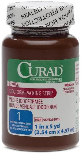 Medline Curad Sterile Iodoform Packing Strip 1" x 5 Yards