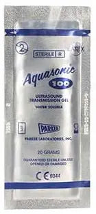 Medline Aquasonic 100 Ultrasound Gel, 20g Sterile