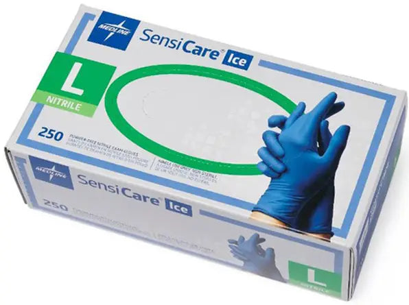 Medline Nitrile Exam Gloves - Powder Free, Latex Free, Chemotherapy Rated