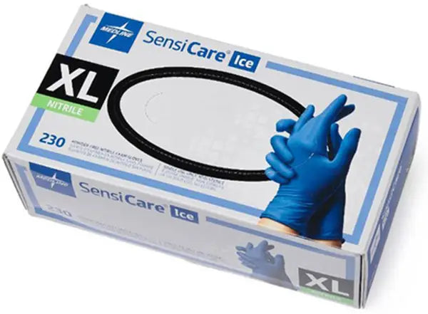 Medline Nitrile Exam Gloves - Powder Free, Latex Free, Chemotherapy Rated