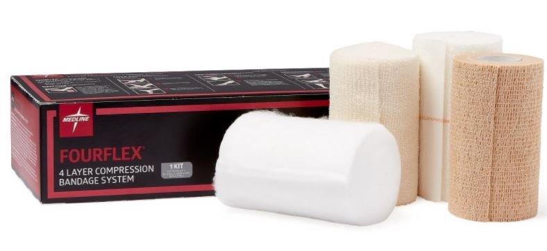 Medline Fourflex Multi-Layer Compression Bandage System