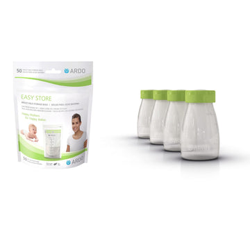 Ardo Easy Store Breast Milk Storage Bags with Bottles