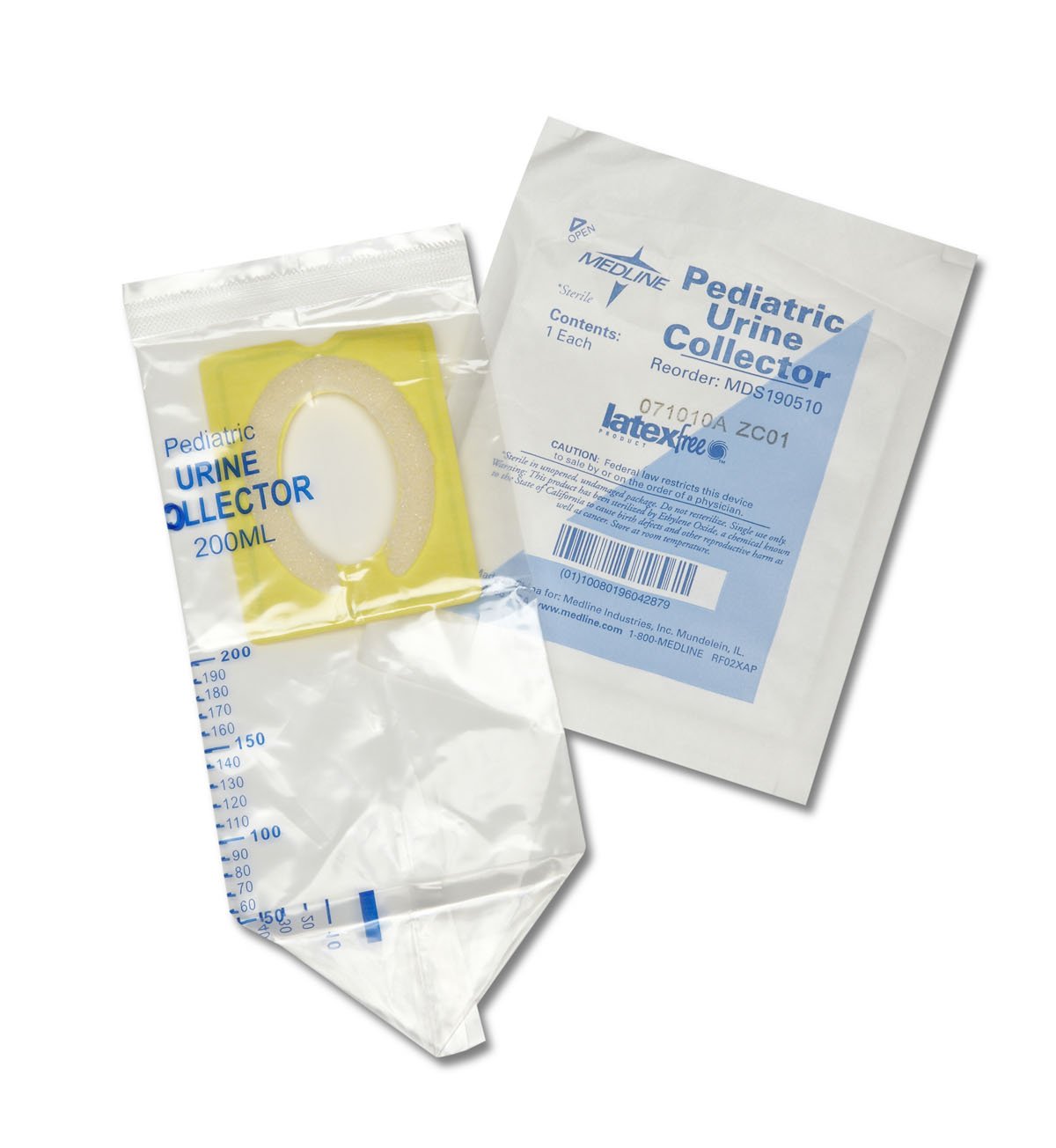 Medline Pediatric Urine Collector, 5 oz Sterile Latex-Free